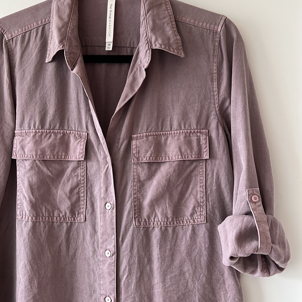 The Group Babaton Purple utility Shirt - Picture 3 of 3